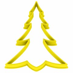 Вырубка пластиковая LUBIMOVA "Ёлочка стройная" LC-00003103