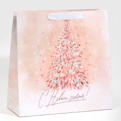 Пакет бумажный "Pink" 30х30х12 см 