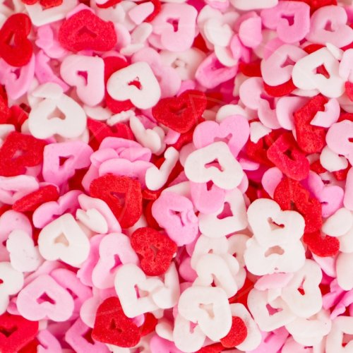 Посыпка кондитерская "Сердечки микс двойные" 50 г 903114