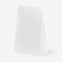 Пакет бумажный Белый 24х12х8 см 