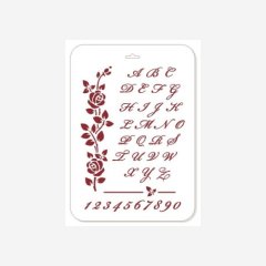 Трафарет кулинарный "Алфавит английский" ЭЛГШ-02	