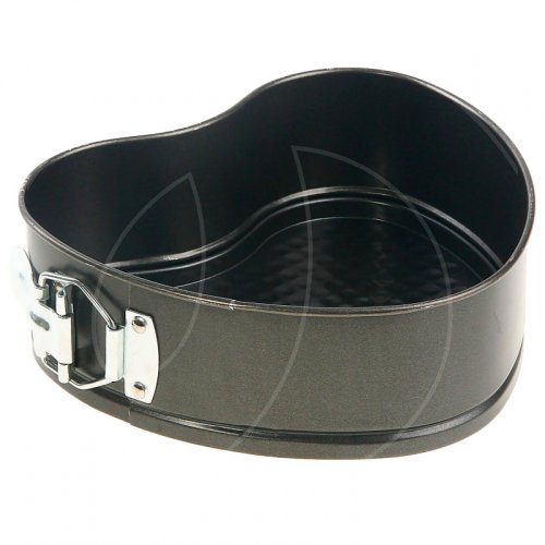 Форма металлическая для выпечки разъёмная с антипригарным покрытием Сердце 25 см 139444