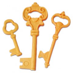 Молд силиконовый "Ключики" 6,5х1 см 2818780, m-124