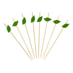 Шпажки деревянные "Листики" 10092399