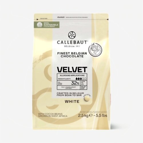 Шоколад белый CALLEBAUT "Velvet" 32-33% 250 г  W3-595