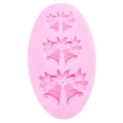 Молд силиконовый "Колокольчики двойные" 3 шт 4288368, M-140