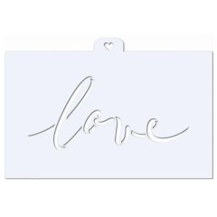 Трафарет кулинарный LUBIMOVA "Love" 