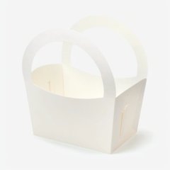 Корзинка для сладостей Белая 15х10х10 см 16-1-2