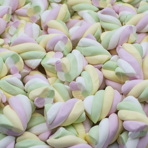 Маршмеллоу "Косички разноцветные" 100 г 