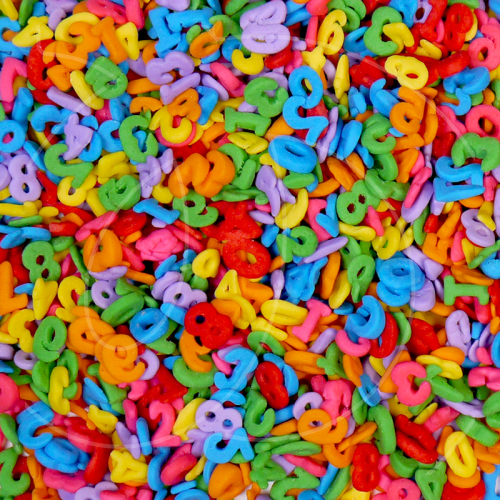 Посыпка кондитерская "Цифры" 50 г 