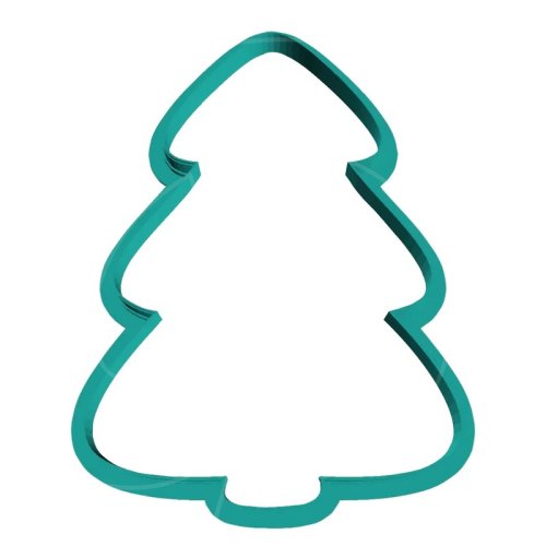 Вырубка пластиковая LUBIMOVA "Ёлочка" 9 см LC-00007211