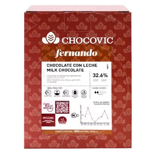 Шоколад молочный CHOCOVIC "Fernando" 32,6 % 100 г 