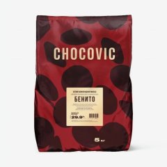 Шоколад белый CHOCOVIC "Бенито" 29,9% 5 кг CHW-U25CHVC-25B