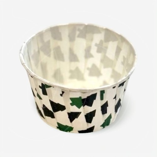 Капсула бумажная с ламинацией "Ёлочки" D50 H40 10 шт 