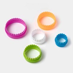 Набор пластиковых вырубок "Круг двусторонний" 5 шт 964474, 0R-00001216, и-35