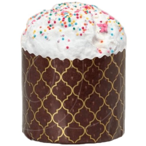 Форма для кулича "Коричневая" D110 H85 10 шт pmk11085sKPL