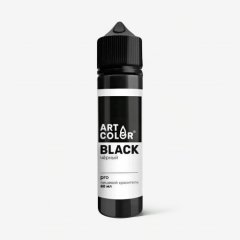 Краситель пищевой гелевый водорастворимый Art Color "Pro Чёрный" 60 мл 