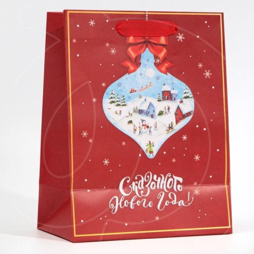 Пакет бумажный "Сказка" 18х23х10 см 