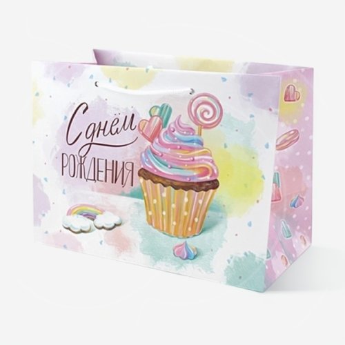 Пакет бумажный "Сладкий День Рождения" 2060-A-WK	