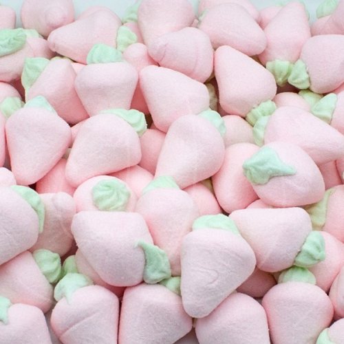 Маршмеллоу "Клубника розовая с начинкой" 100 г 