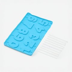 Молд силиконовый для леденцов "Цифры большие" 1403914, СФ-58