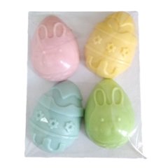 Набор фигурок из шоколадной глазури Пасхальные яйца 4 шт ГП26