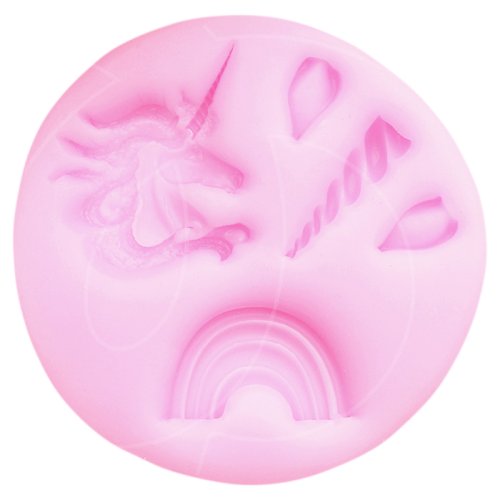 Молд силиконовый "Радужный единорог" 4150096