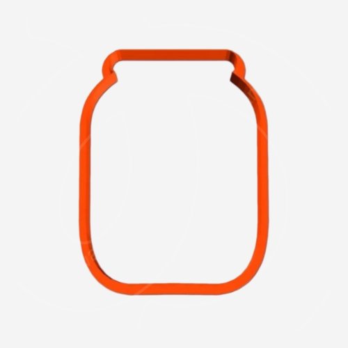 Вырубка пластиковая LUBIMOVA "Банка" 