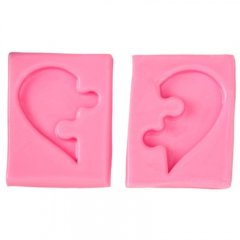Молд силиконовый "Сердце-мозайка" 7059246