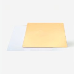 Подложка под торт Золото/Белая 2,5 мм 42х42 см 