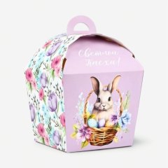 Коробка для торта/кулича "Светлой Пасхи" 17х17х20 см 10553549