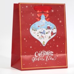 Пакет бумажный "Сказка" 18х23х10 см 