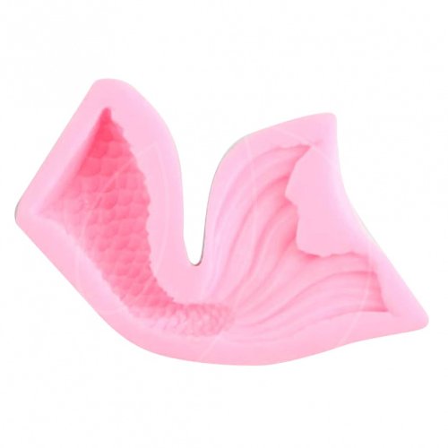 Молд силиконовый "Хвост русалки" 10х5,8 см 4324249