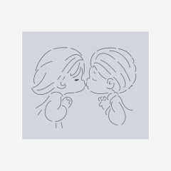 Трафарет кулинарный LUBIMOVA "Мальчик и девочка" LC-00010773	