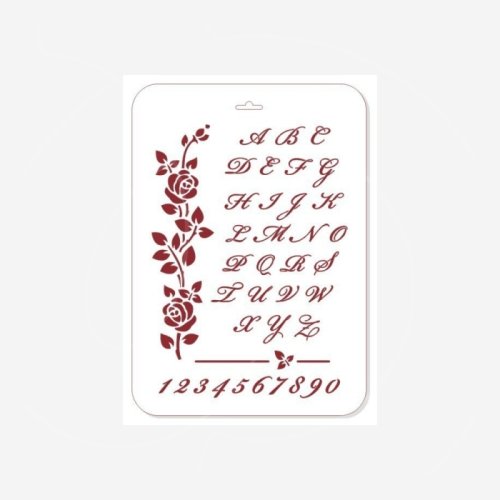 Трафарет кулинарный "Алфавит английский" ЭЛГШ-02	