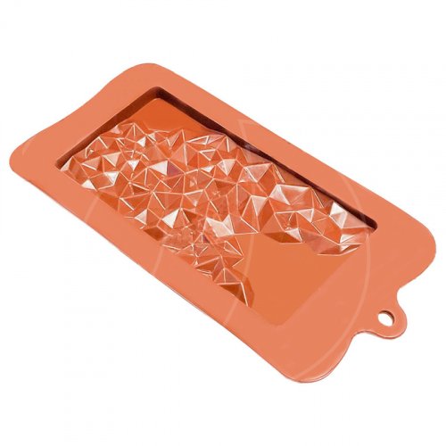 Форма силиконовая для шоколада "Плитка Скала" СФ-118, СФ-120