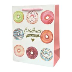 Пакет бумажный "Сладких мгновений" 23х18х10 см 2031-A-WK	